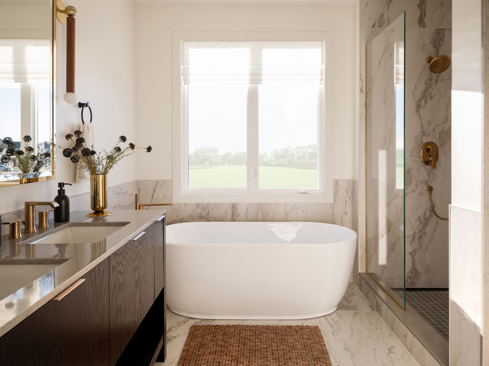 Primary ensuite bathroom at Magnolia Stittsville