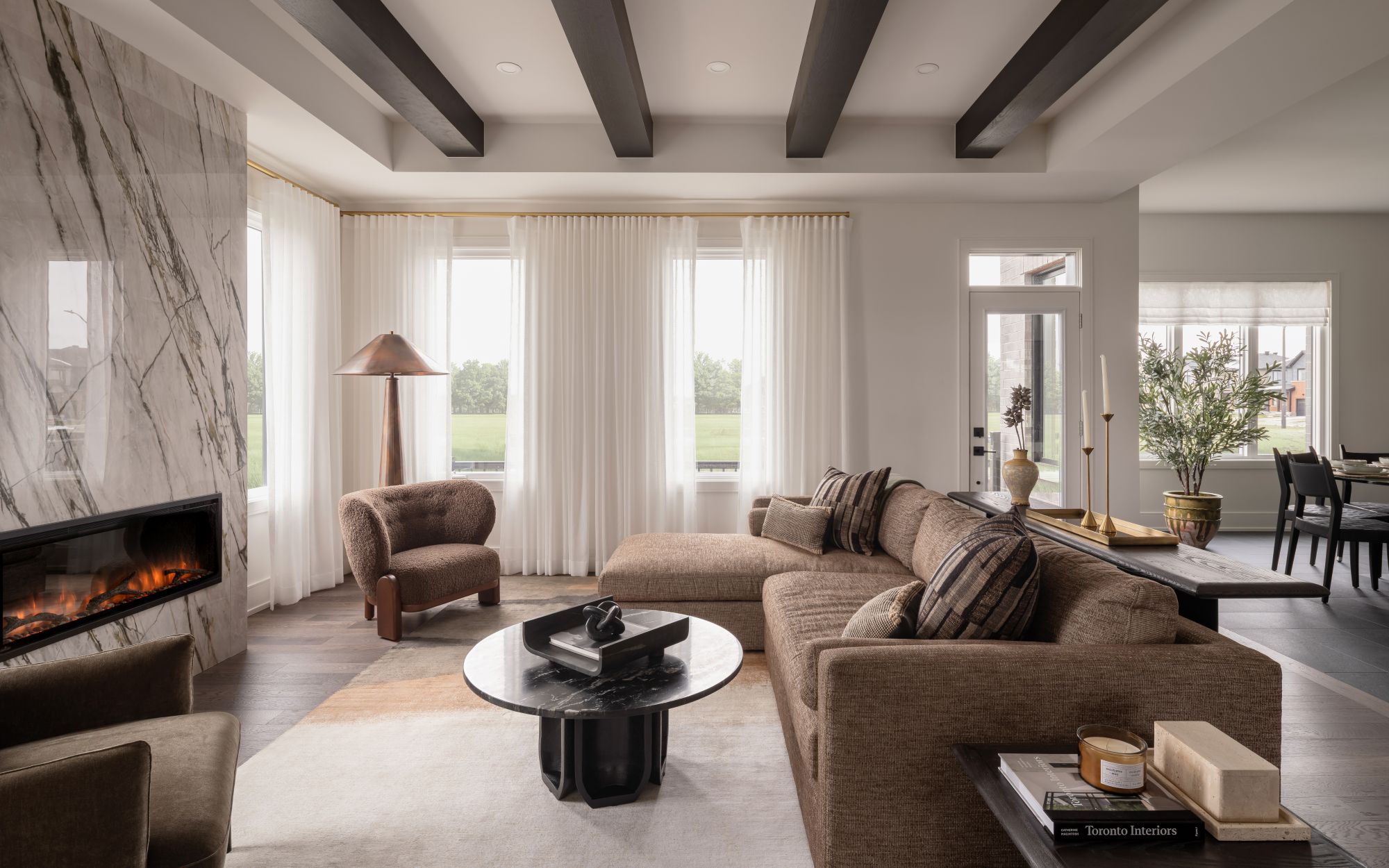 Living room interior at Magnolia Stittsville