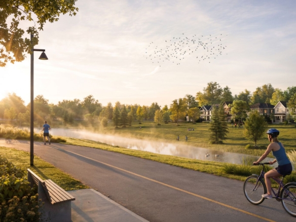 Magnolia Stittsville by Caivan community streetscape