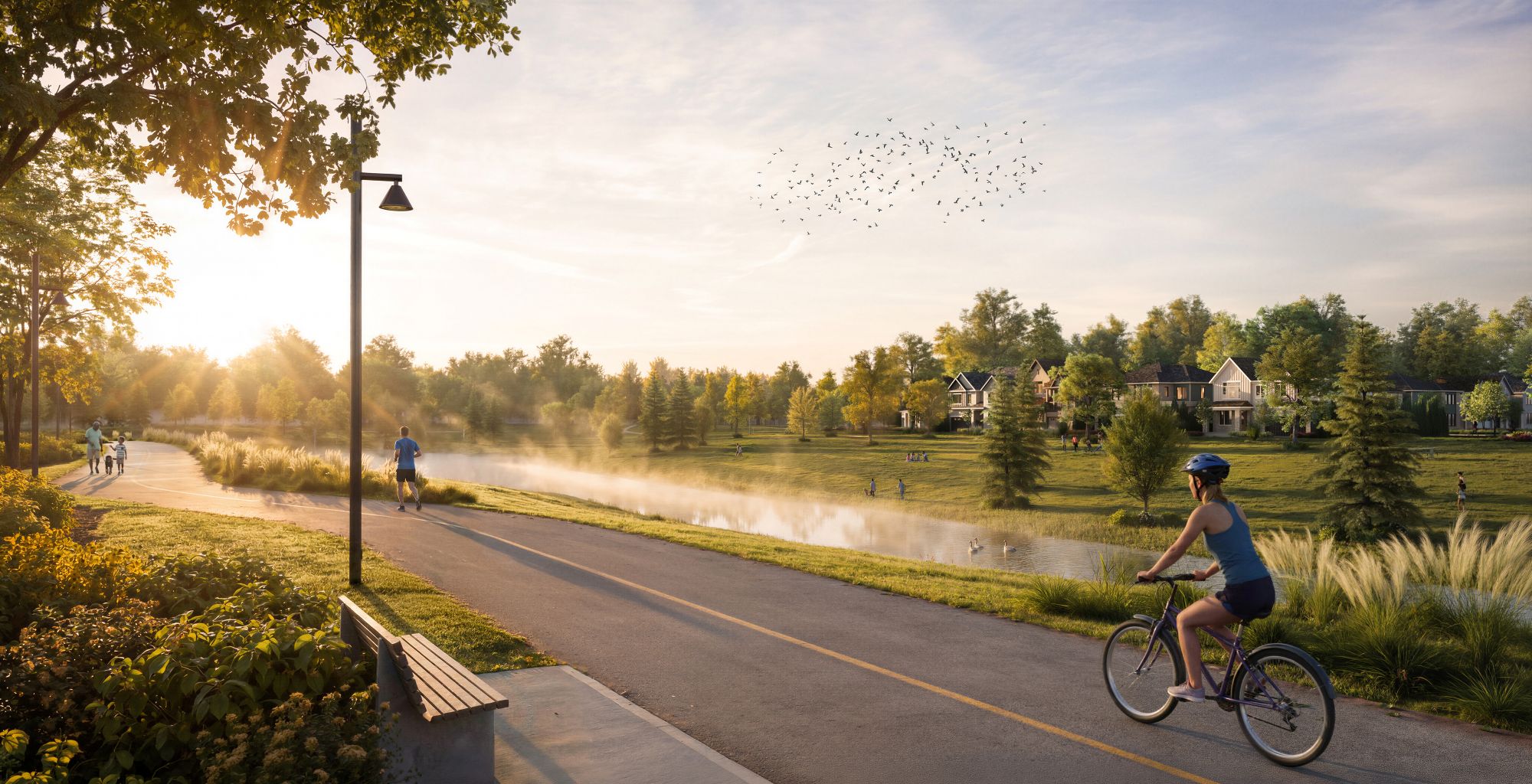 Magnolia Stittsville by Caivan community streetscape