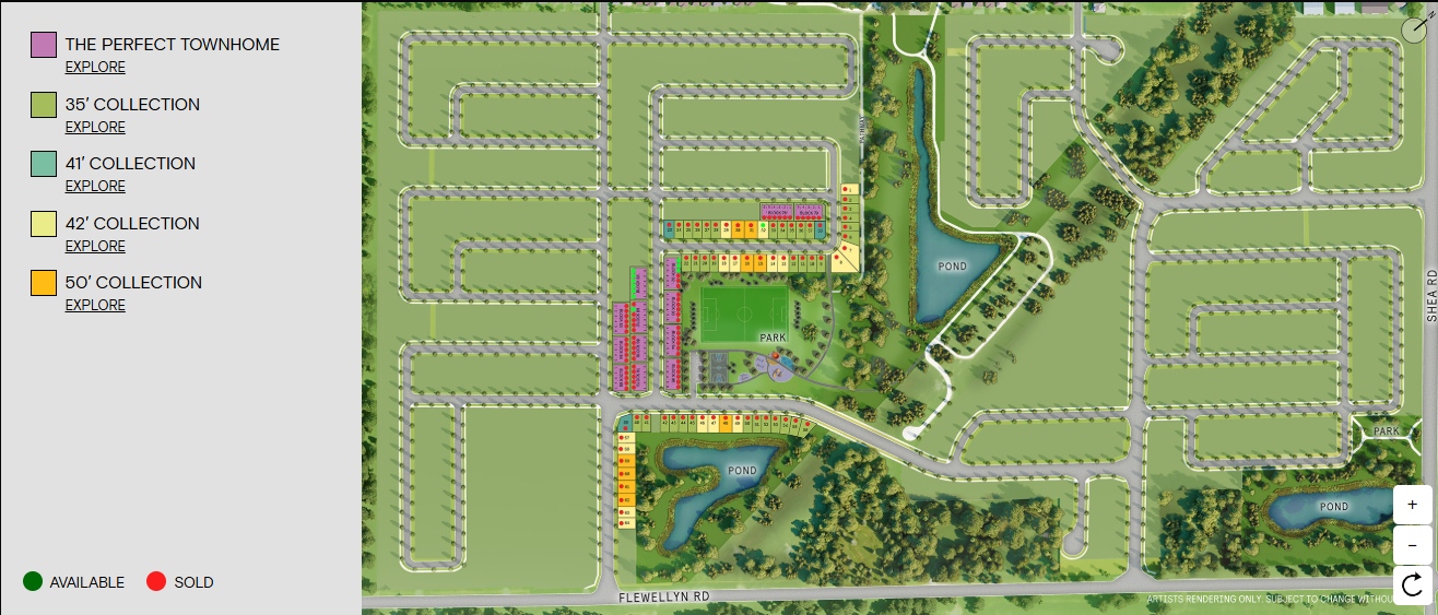 Magnolia Stittsville master site plan by Caivan