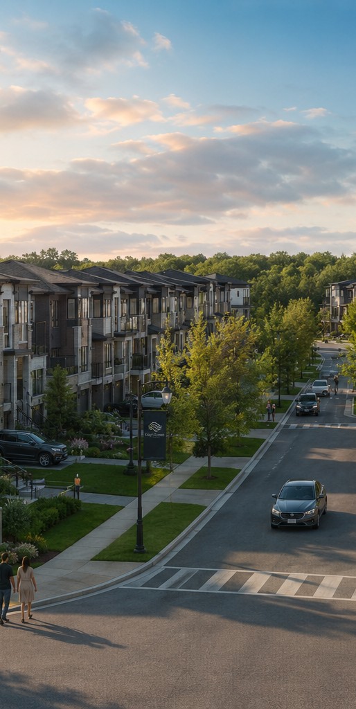 Kings Valley by Caivan homes streetscape