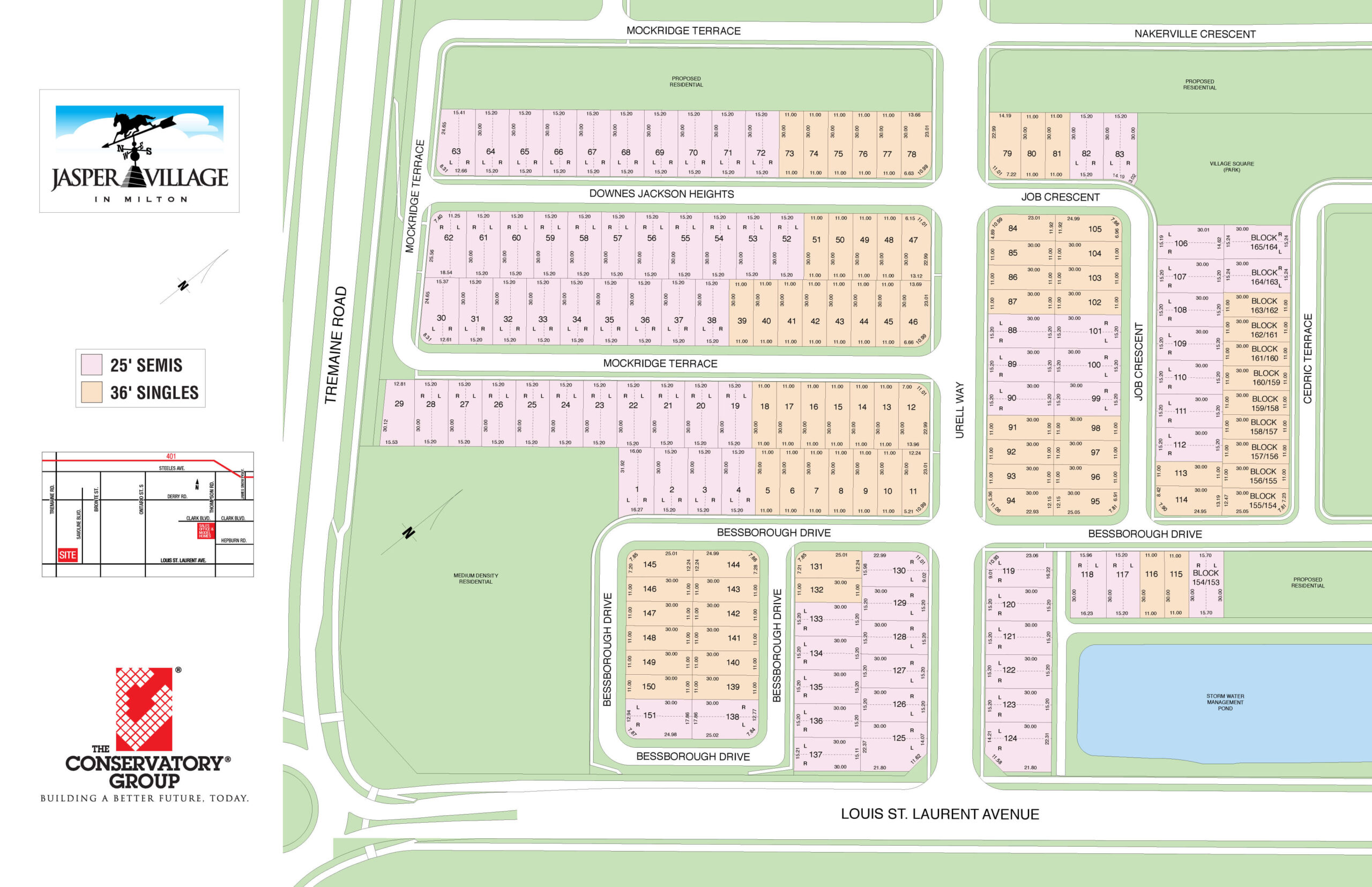 Jasper Village Milton site plan